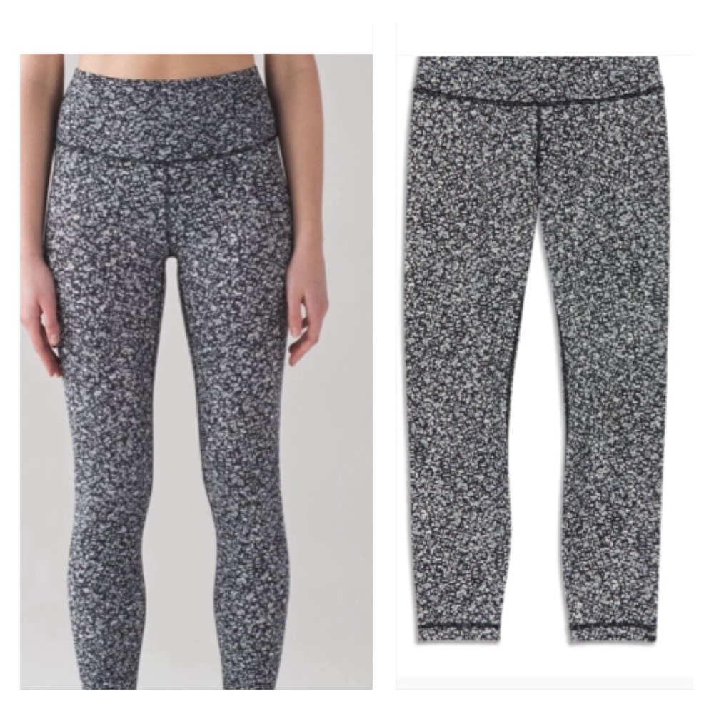Lululemon Wunder Under Speckled Leggings